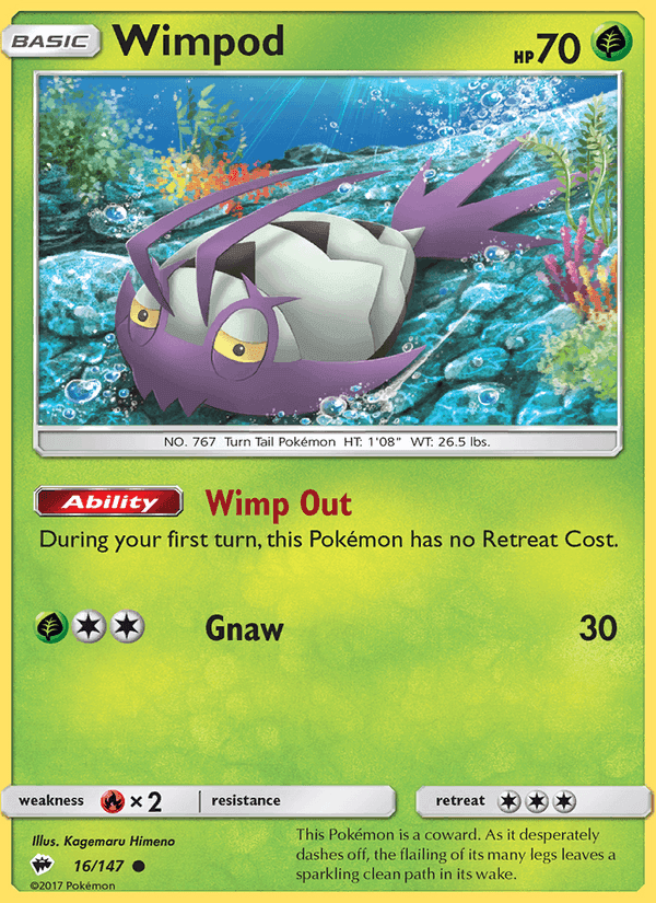 Wimpod, carta 16 de Burning Shadows