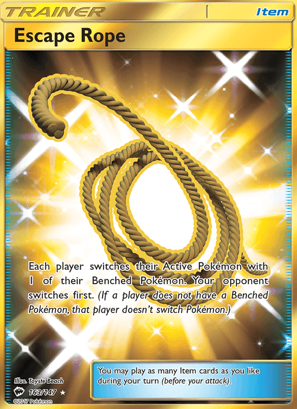 Escape Rope, carte 163 de Burning Shadows