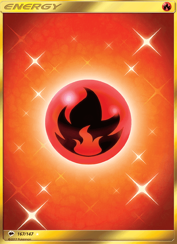 Fire Energy, card 167 from Burning Shadows