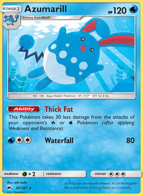Burning Shadows の 35 番、Azumarill