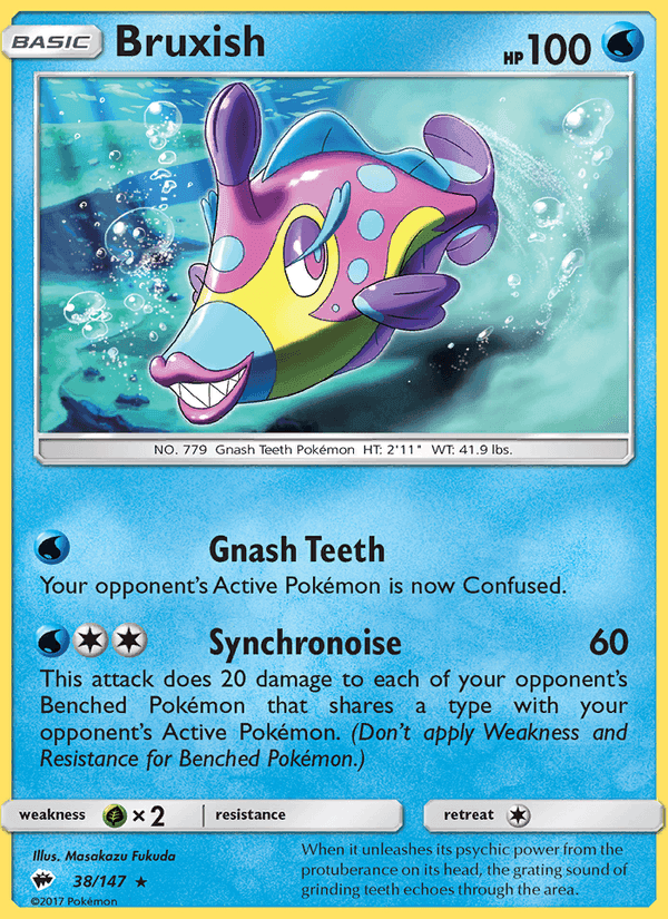 Bruxish, card 38 from Burning Shadows