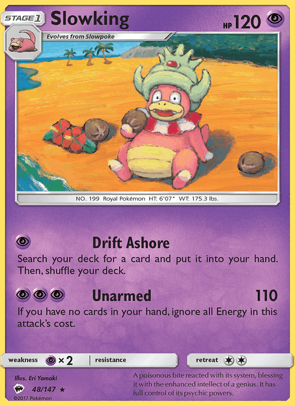 Slowking, card 48 from Burning Shadows
