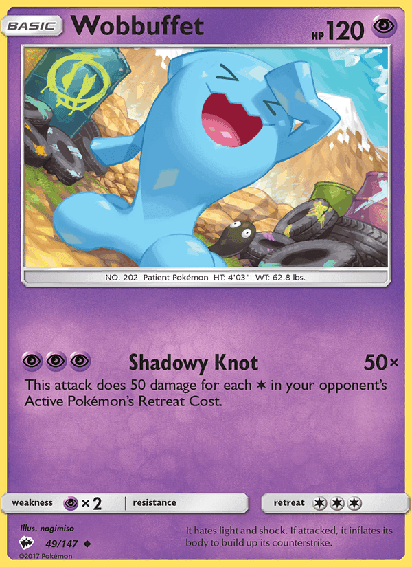 Burning Shadows の 49 番、Wobbuffet