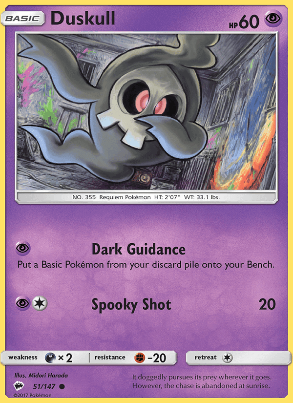 Duskull, carte 51 de Burning Shadows