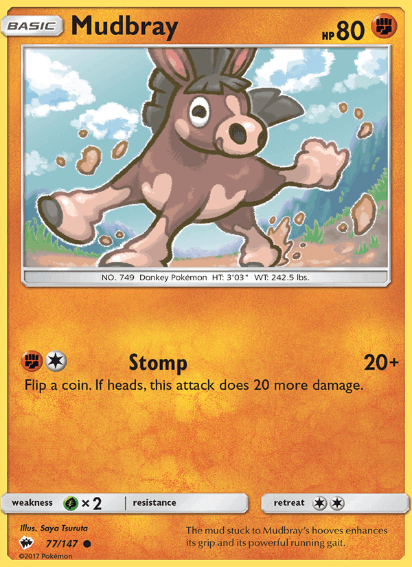 Mudbray, card 77 from Burning Shadows