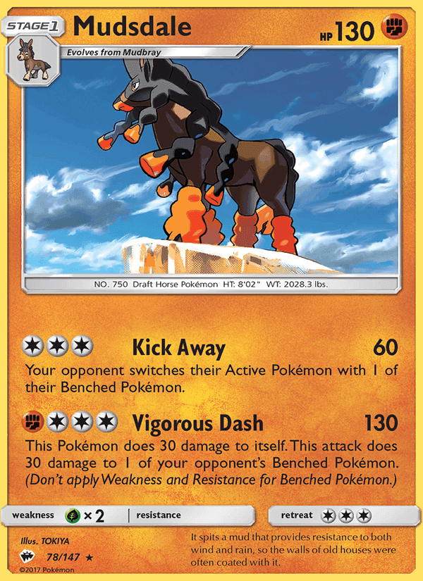 Mudsdale, card 78 from Burning Shadows