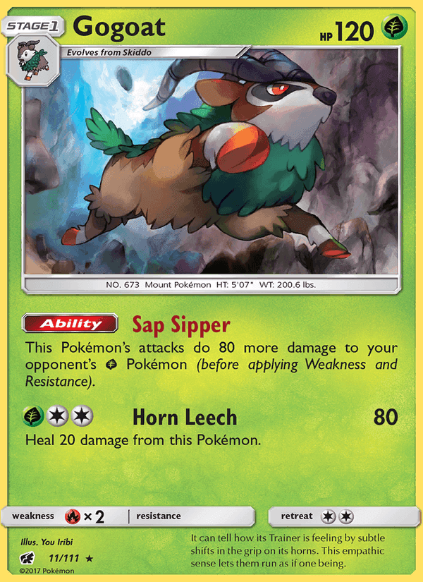 Gogoat, card 11 from Crimson Invasion