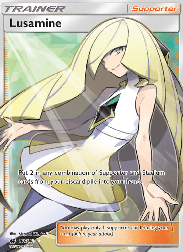 Lusamine, card 110 from Crimson Invasion
