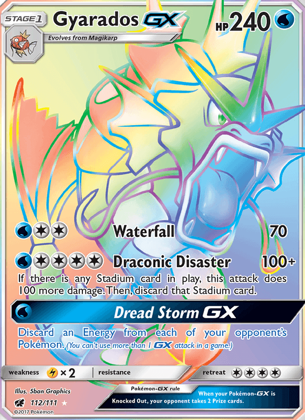 Gyarados GX, card 112 from Crimson Invasion