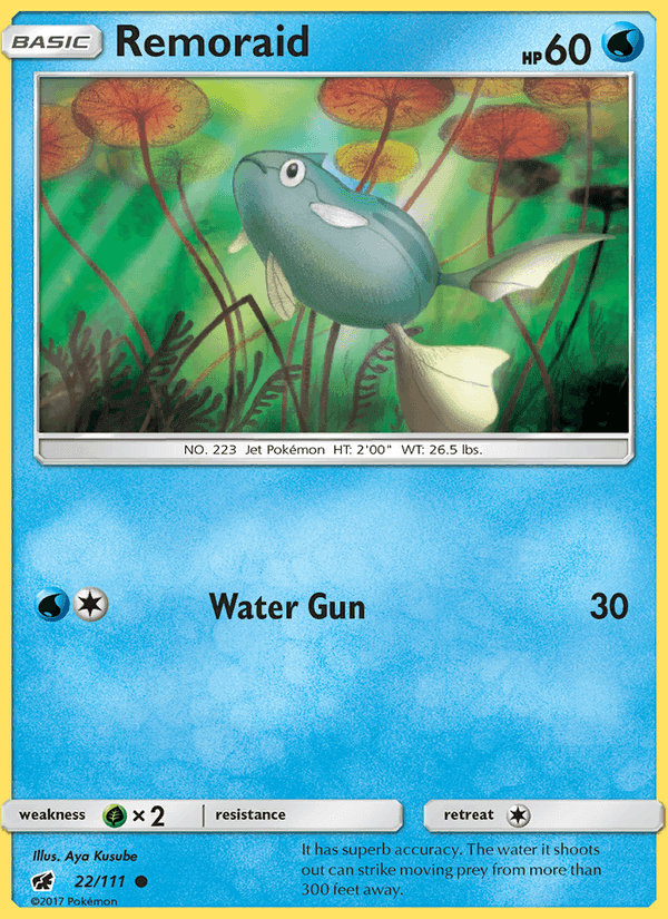 Remoraid, card 22 from Crimson Invasion