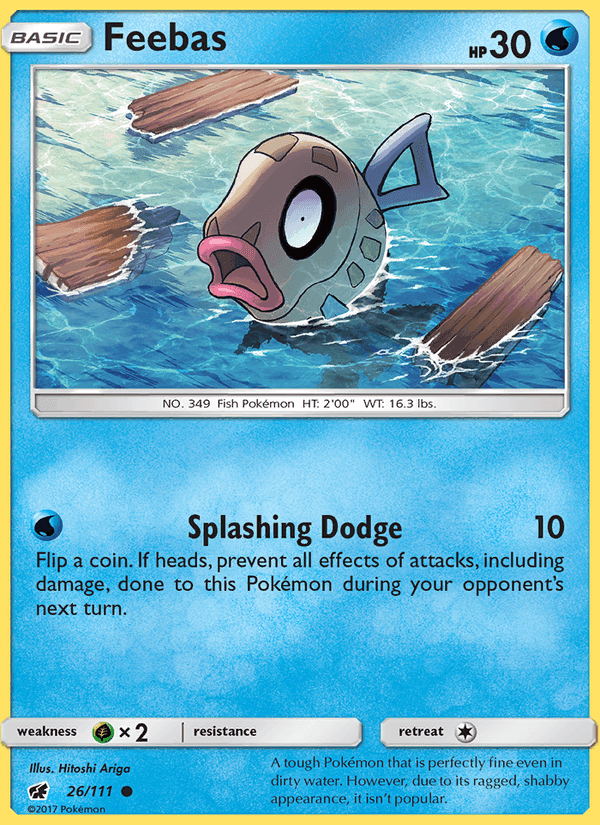 Feebas, card 26 from Crimson Invasion