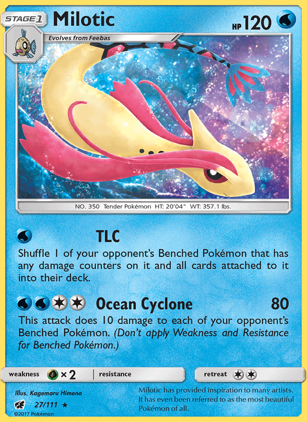 Crimson Invasion の 27 番、Milotic