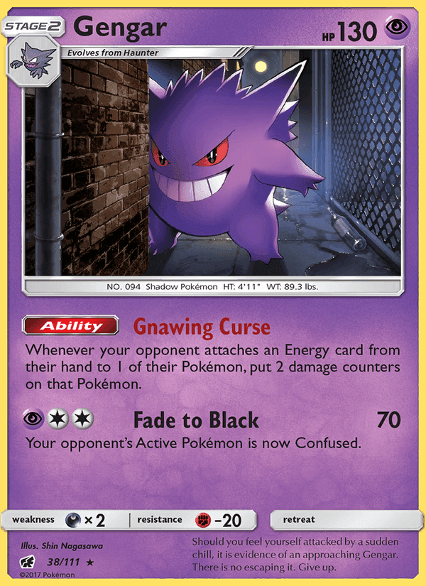 Crimson Invasion の 38 番、Gengar