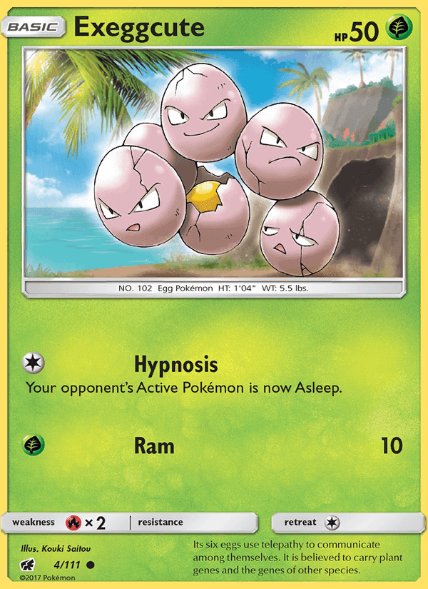 Crimson Invasion の 4 番、Exeggcute