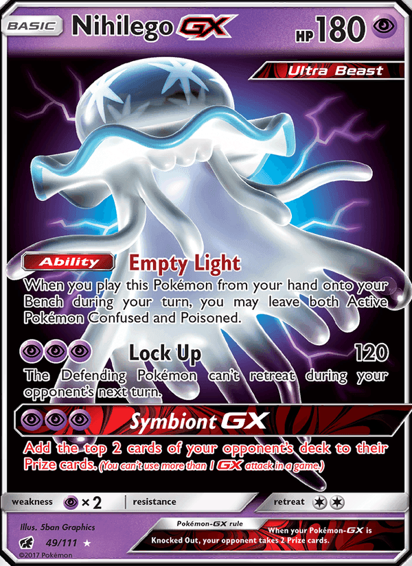 Crimson Invasion の 49 番、Nihilego GX