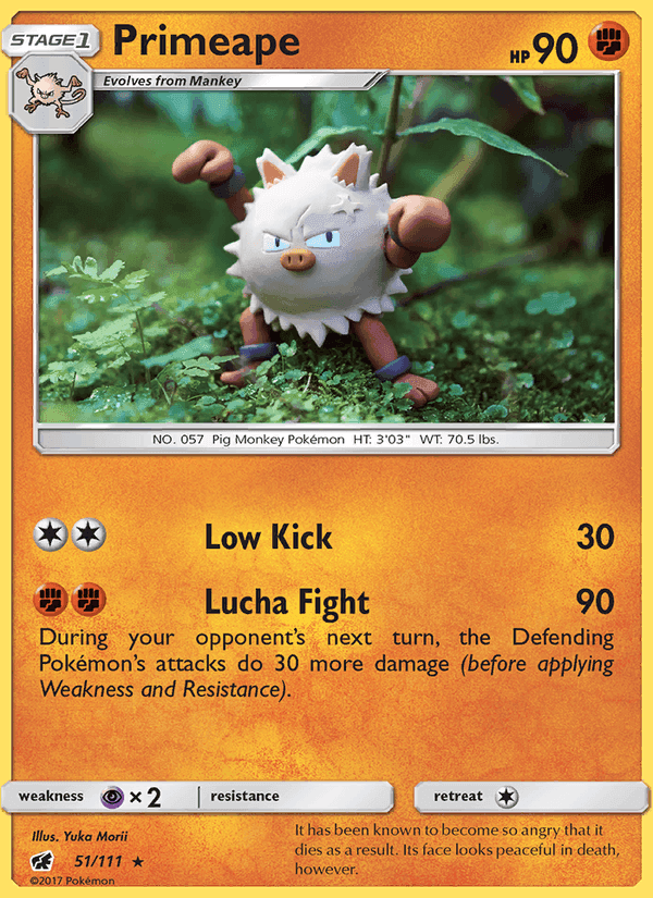 Crimson Invasion の 51 番、Primeape