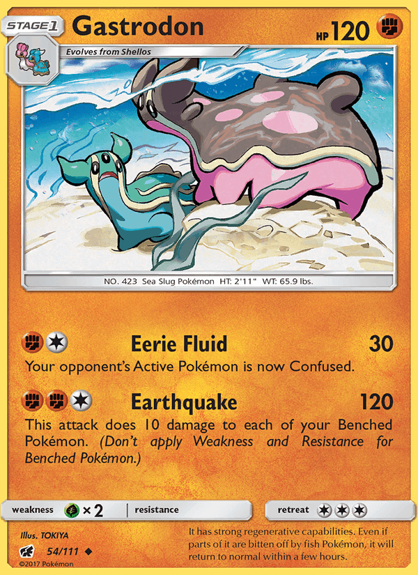 Gastrodon, card 54 from Crimson Invasion