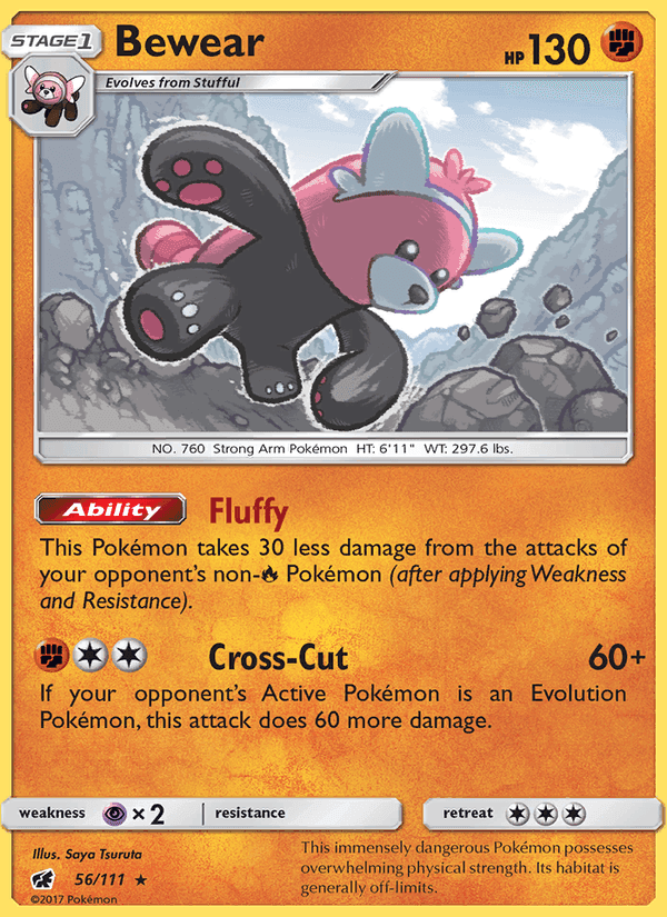 Bewear, carta 56 di Crimson Invasion