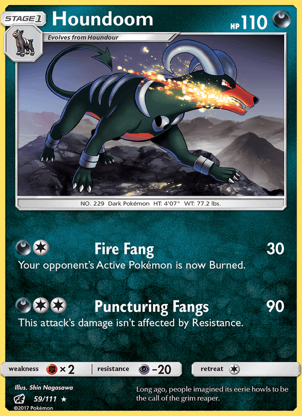 Crimson Invasion の 59 番、Houndoom