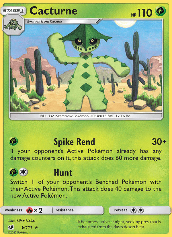Cacturne, card 6 from Crimson Invasion