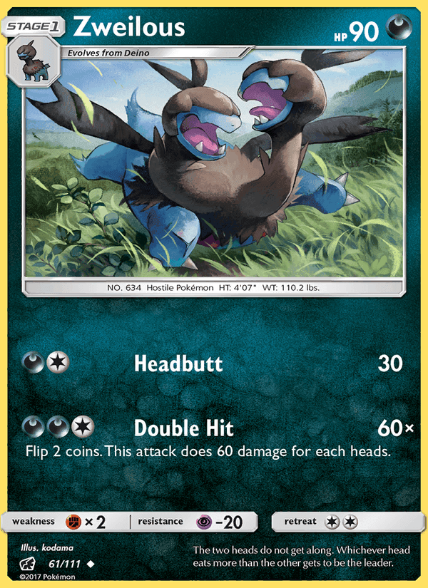 Zweilous, card 61 from Crimson Invasion