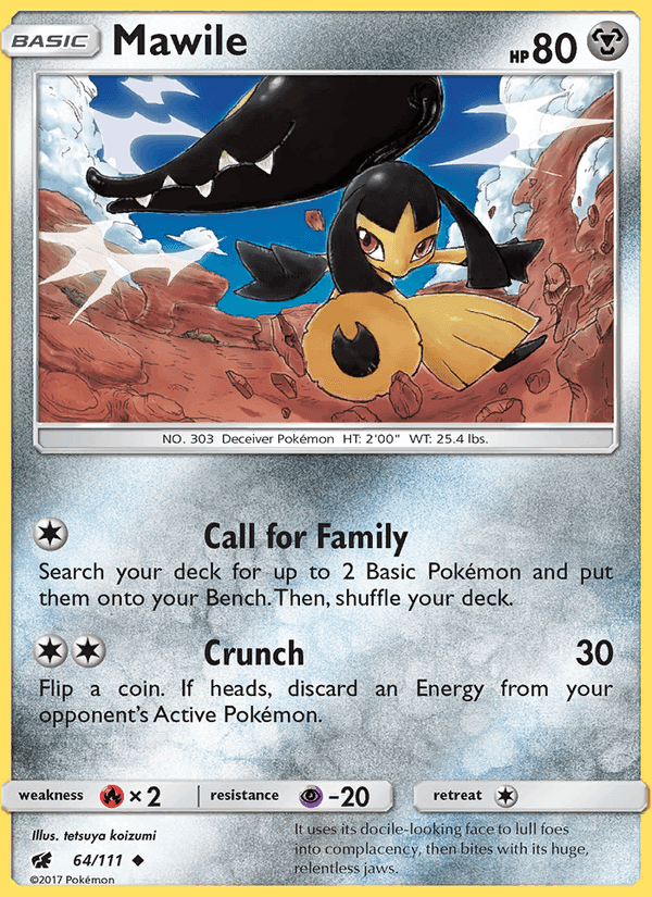 Mawile, card 64 from Crimson Invasion