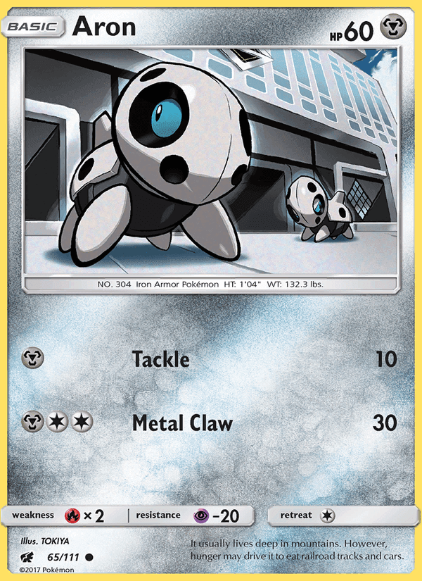 Aron, card 65 from Crimson Invasion