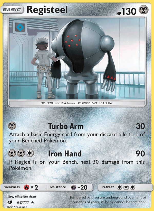 Registeel, card 68 from Crimson Invasion