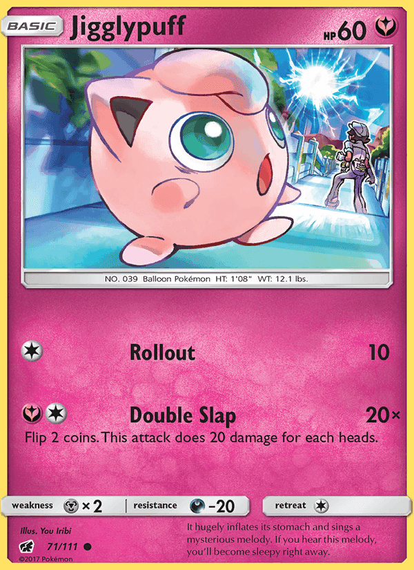 Crimson Invasion の 71 番、Jigglypuff