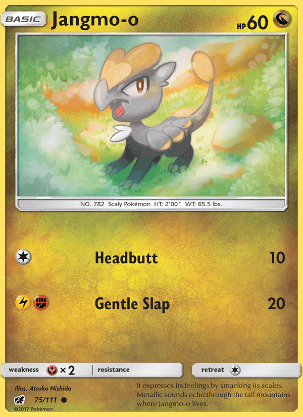 Jangmo-o, card 75 from Crimson Invasion
