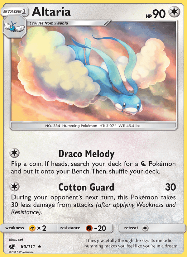 Altaria, card 80 from Crimson Invasion