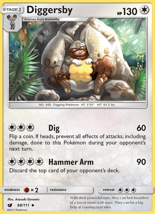 Diggersby, card 88 from Crimson Invasion
