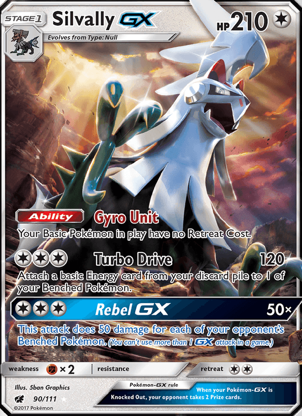 Silvally GX, card 90 from Crimson Invasion
