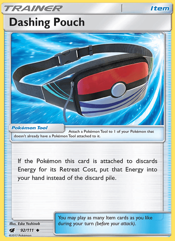 Dashing Pouch, card 92 from Crimson Invasion