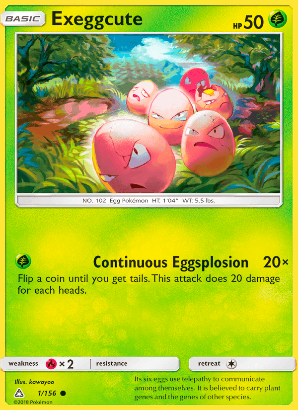 Ultra Prism の 1 番、Exeggcute