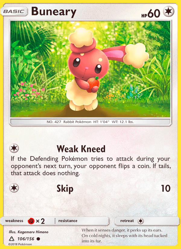 Buneary, card 106 from Ultra Prism
