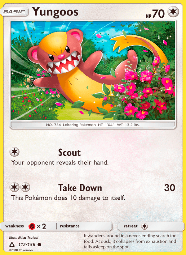 Yungoos, card 112 from Ultra Prism