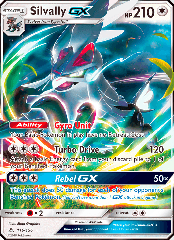 Silvally GX, card 116 from Ultra Prism