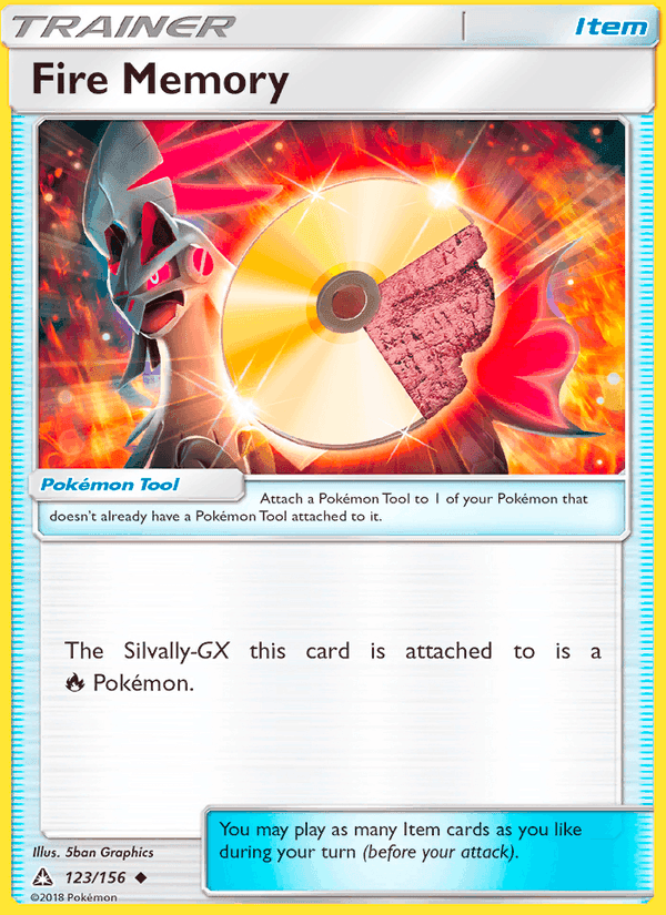 Fire Memory, card 123 from Ultra Prism