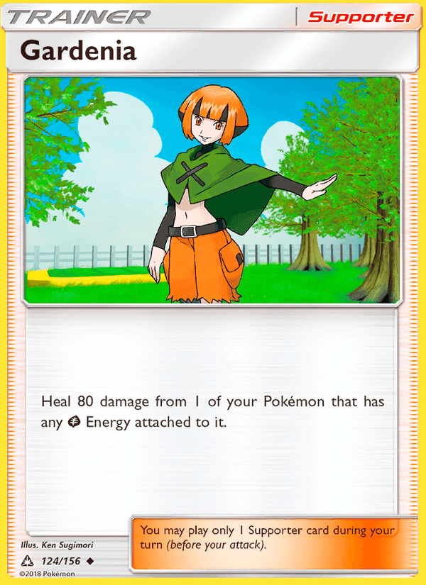Gardenia, card 124 from Ultra Prism