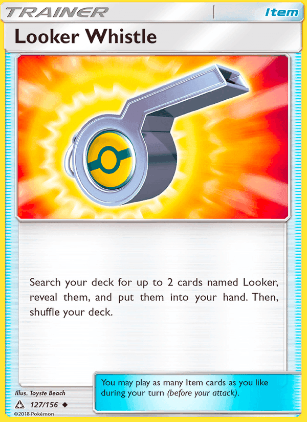 Looker Whistle, card 127 from Ultra Prism