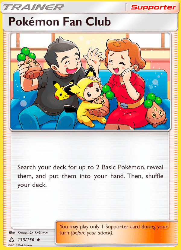 Pokémon Fan Club, card 133 from Ultra Prism
