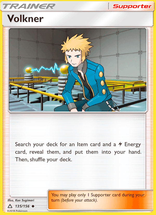 Volkner, card 135 from Ultra Prism