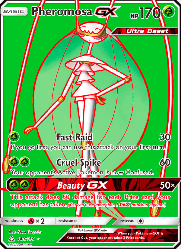 Pheromosa GX, card 140 from Ultra Prism