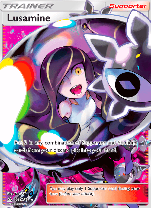 Lusamine, card 153 from Ultra Prism