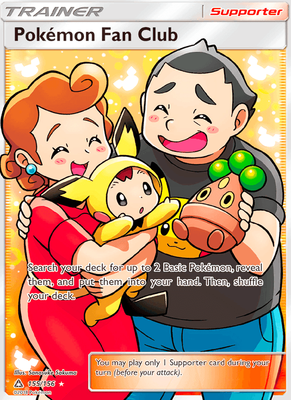 Pokémon Fan Club, card 155 from Ultra Prism