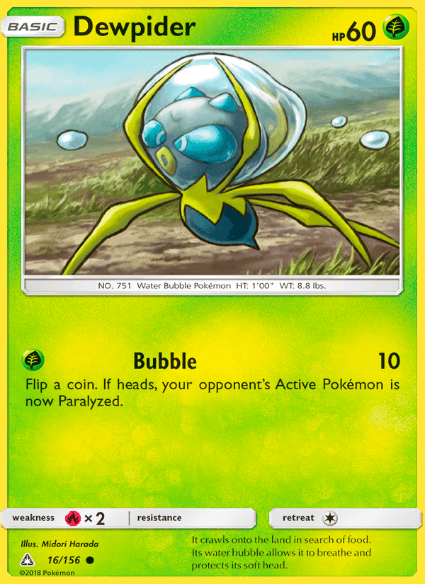 Dewpider, carta 16 di Ultra Prism