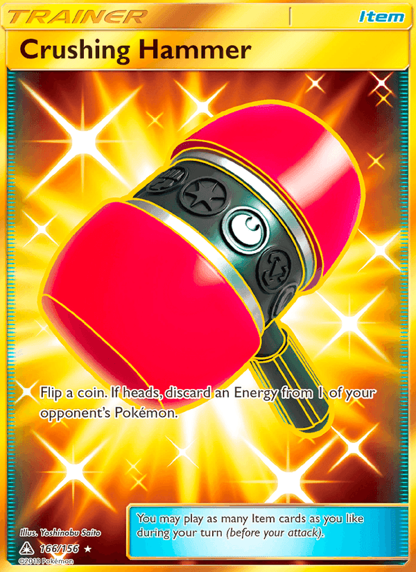 Crushing Hammer, card 166 from Ultra Prism