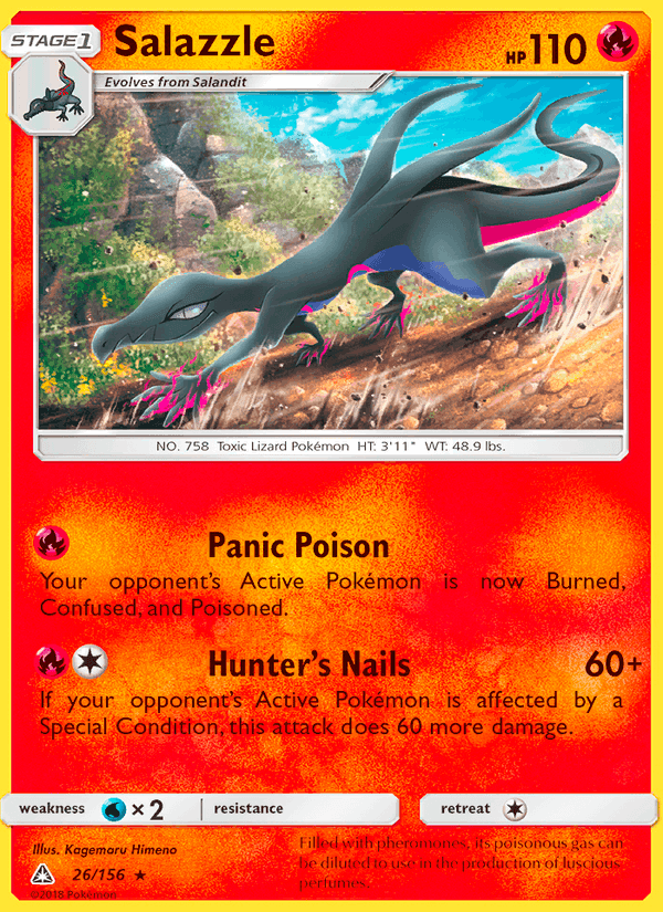 Ultra Prism の 26 番、Salazzle