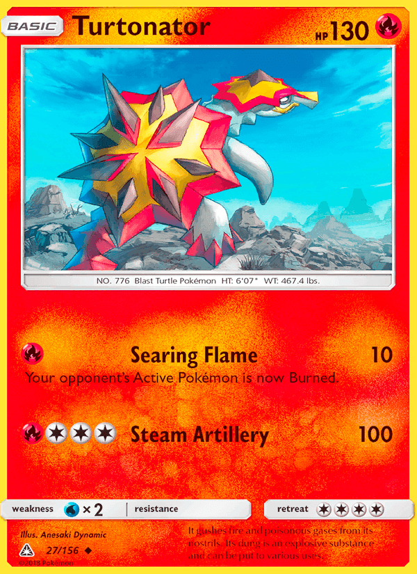 Turtonator, card 27 from Ultra Prism